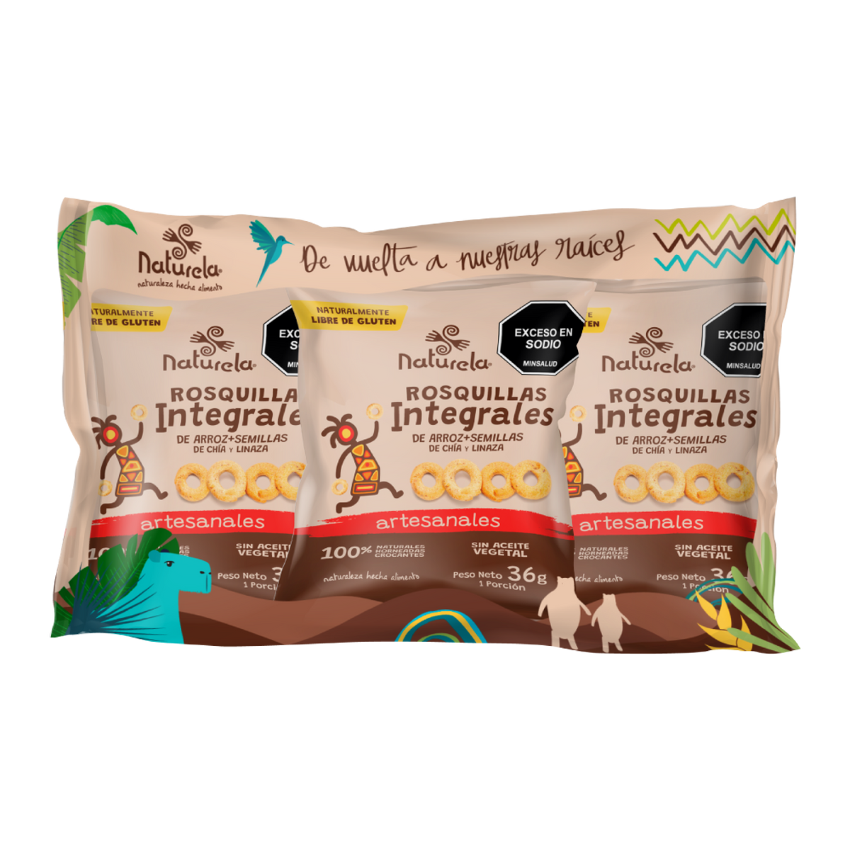 Naturela Pasabocas Rosqui Tradicional 6 un x 36 g