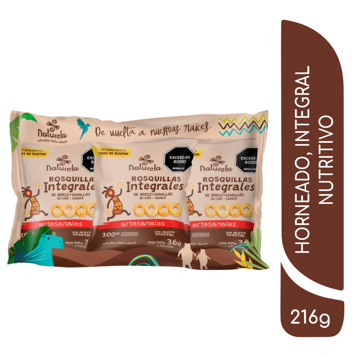 Naturela Pasabocas Rosqui Tradicional 6 un x 36 g