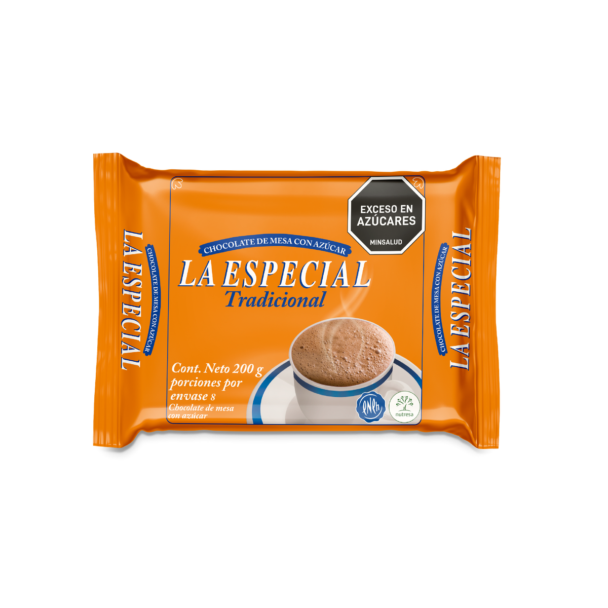 La especial chocolate 8 pastillas x200g