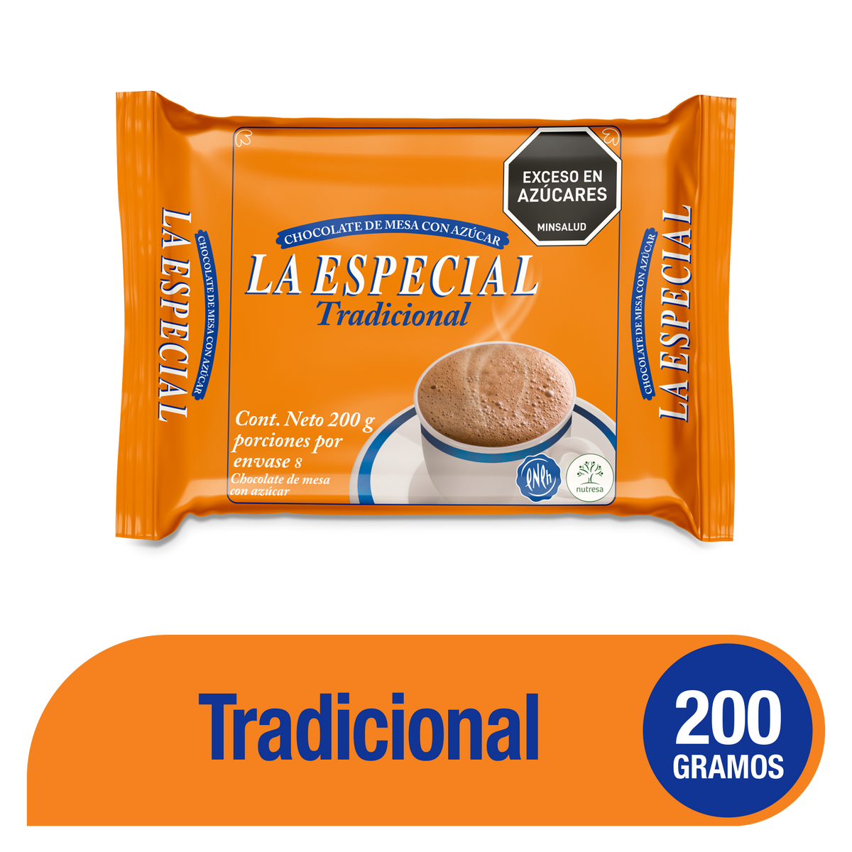 La especial chocolate 8 pastillas x200g