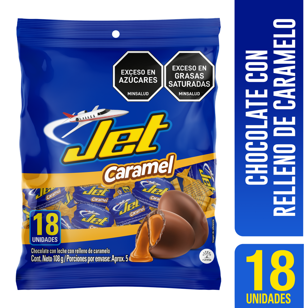 Jet Golosina Caramel Bolsa x 6 g