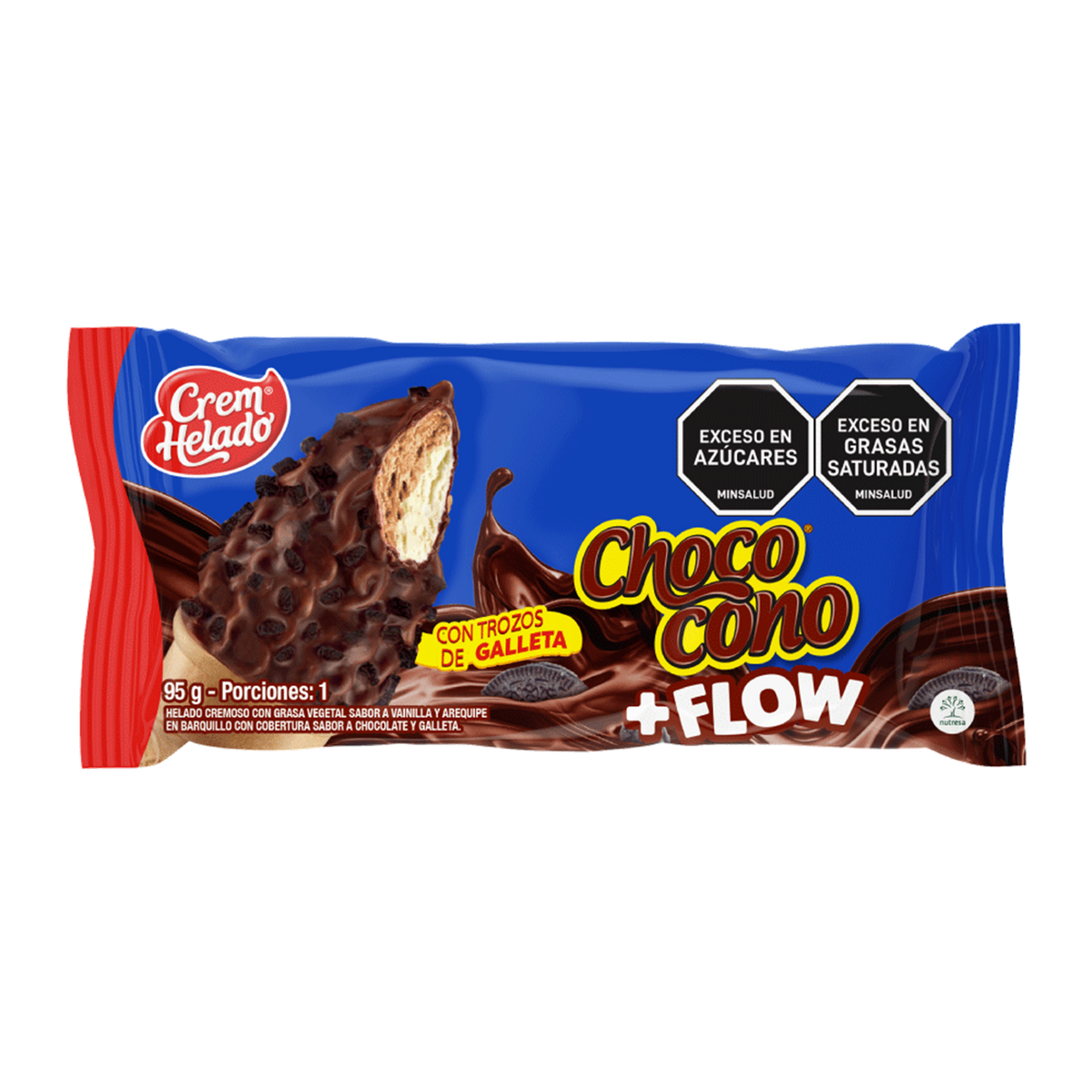 Crem Helado Chococono Flow Caja x 24 Un x95g