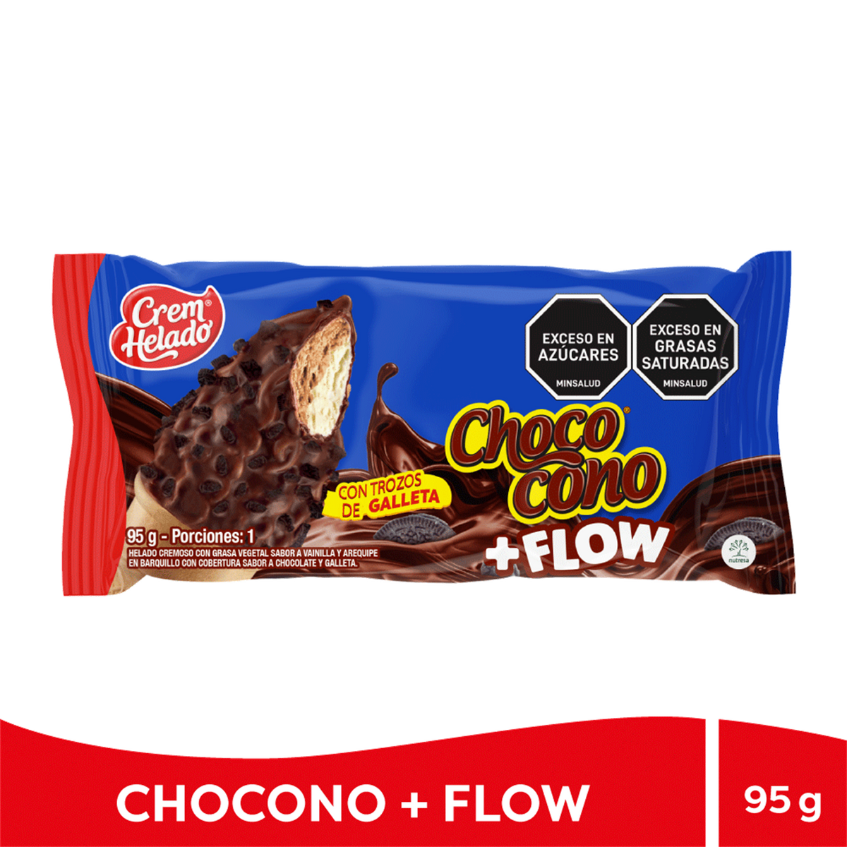 Crem Helado Chococono Flow Caja x 24 Un x95g