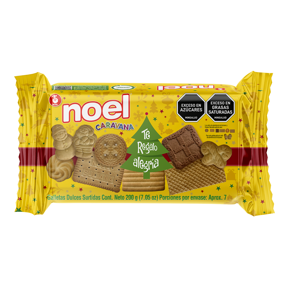 Noel Galleta Navidad Caravana Plegadiza x 200 g