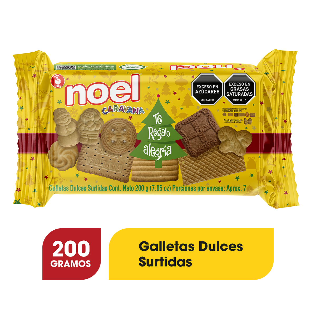 Noel Galleta Navidad Caravana Plegadiza x 200 g