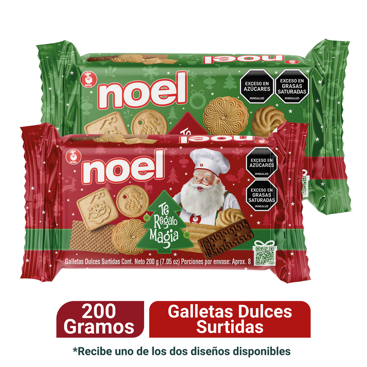Noel Galleta Navidad Plegadiza por 200 gramos
