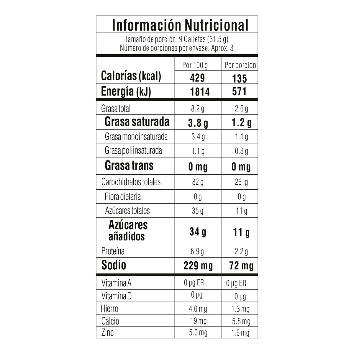 Noel Galleta Navidad Bolsa por 100 gramos