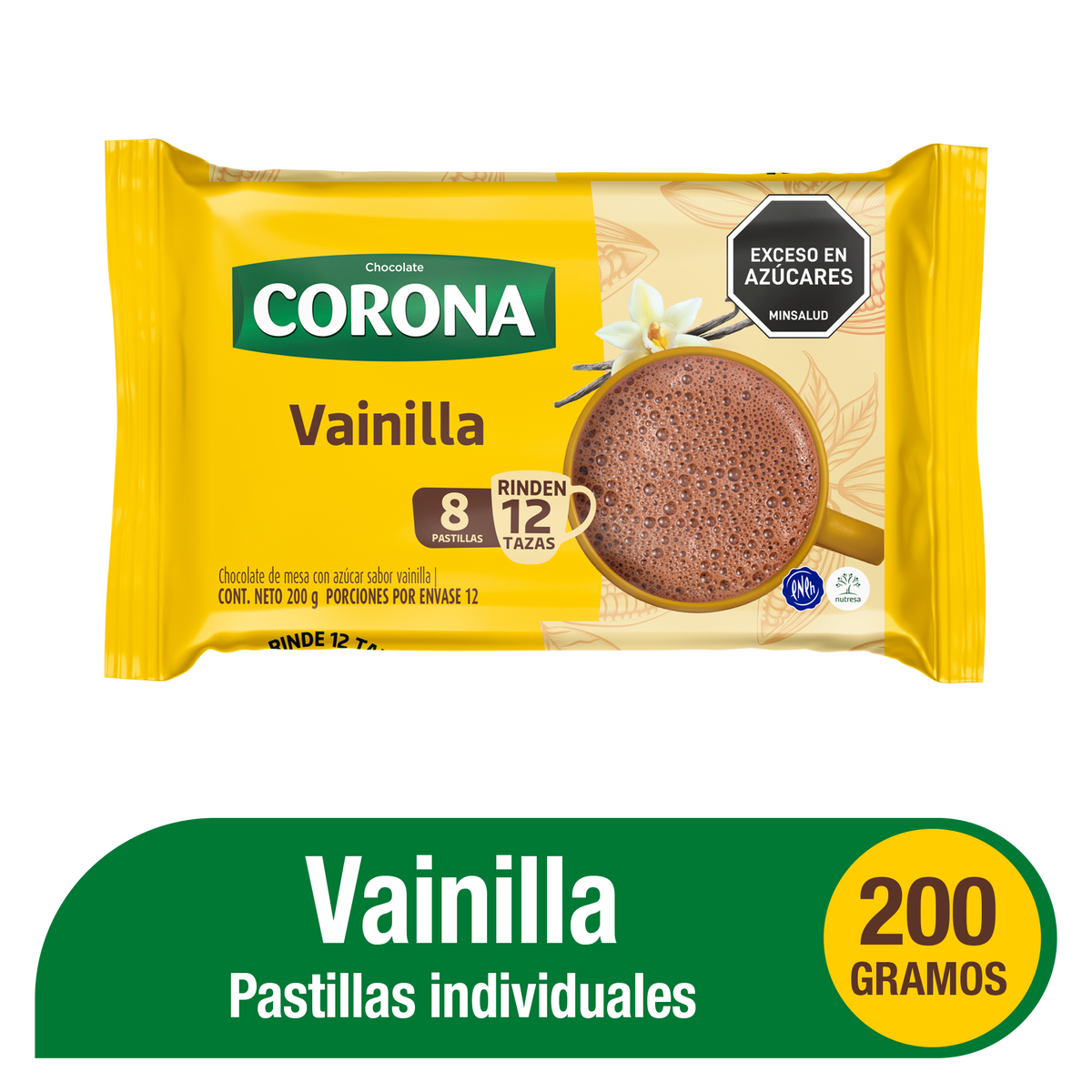 Corona Chocolate Vainilla x 200g