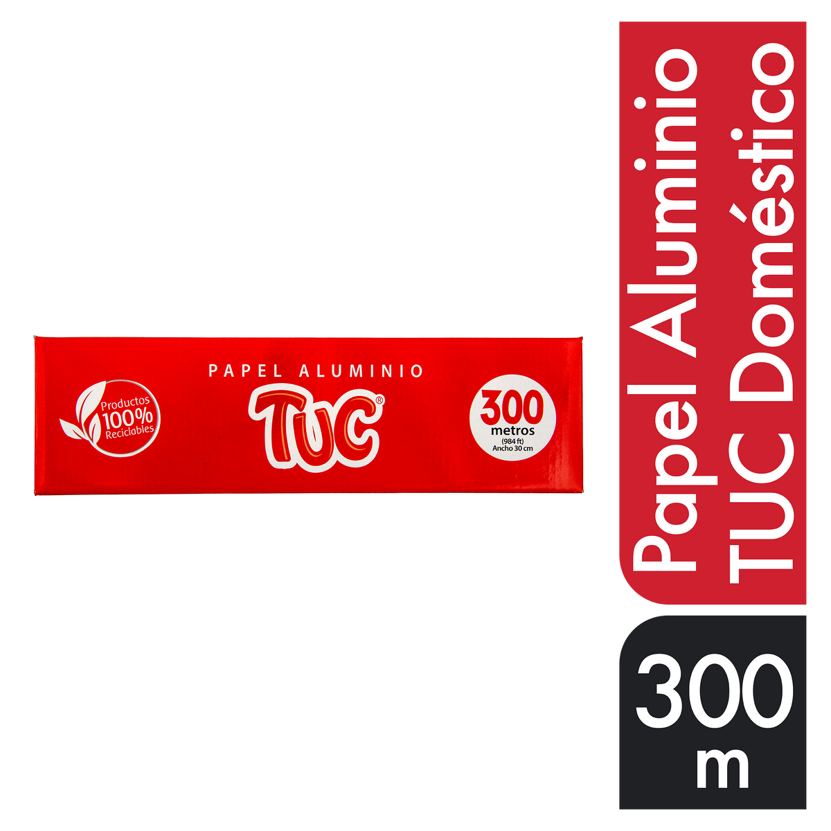 Tuc Papel Aluminio Doméstico x 300mt