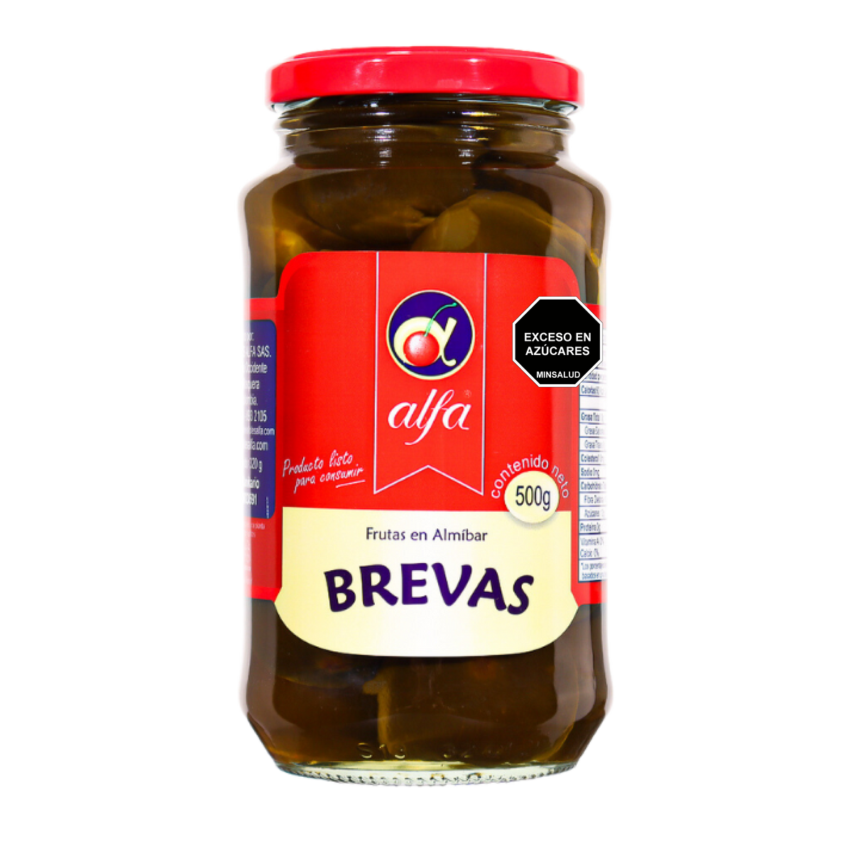 Alfa Brevas En Almíbar x500gr
