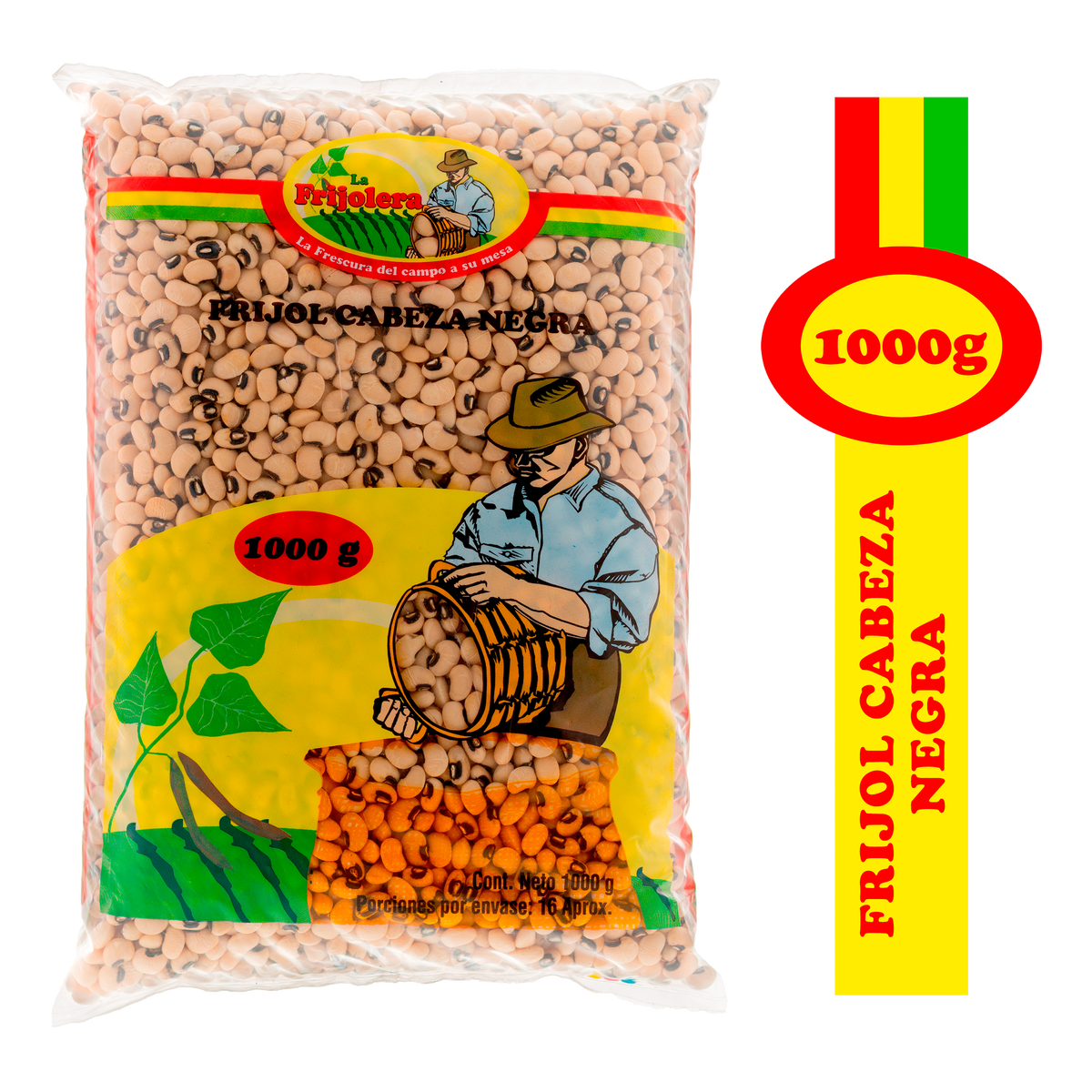 La Frijolera Fríjol Cabeza Negra 1Kg