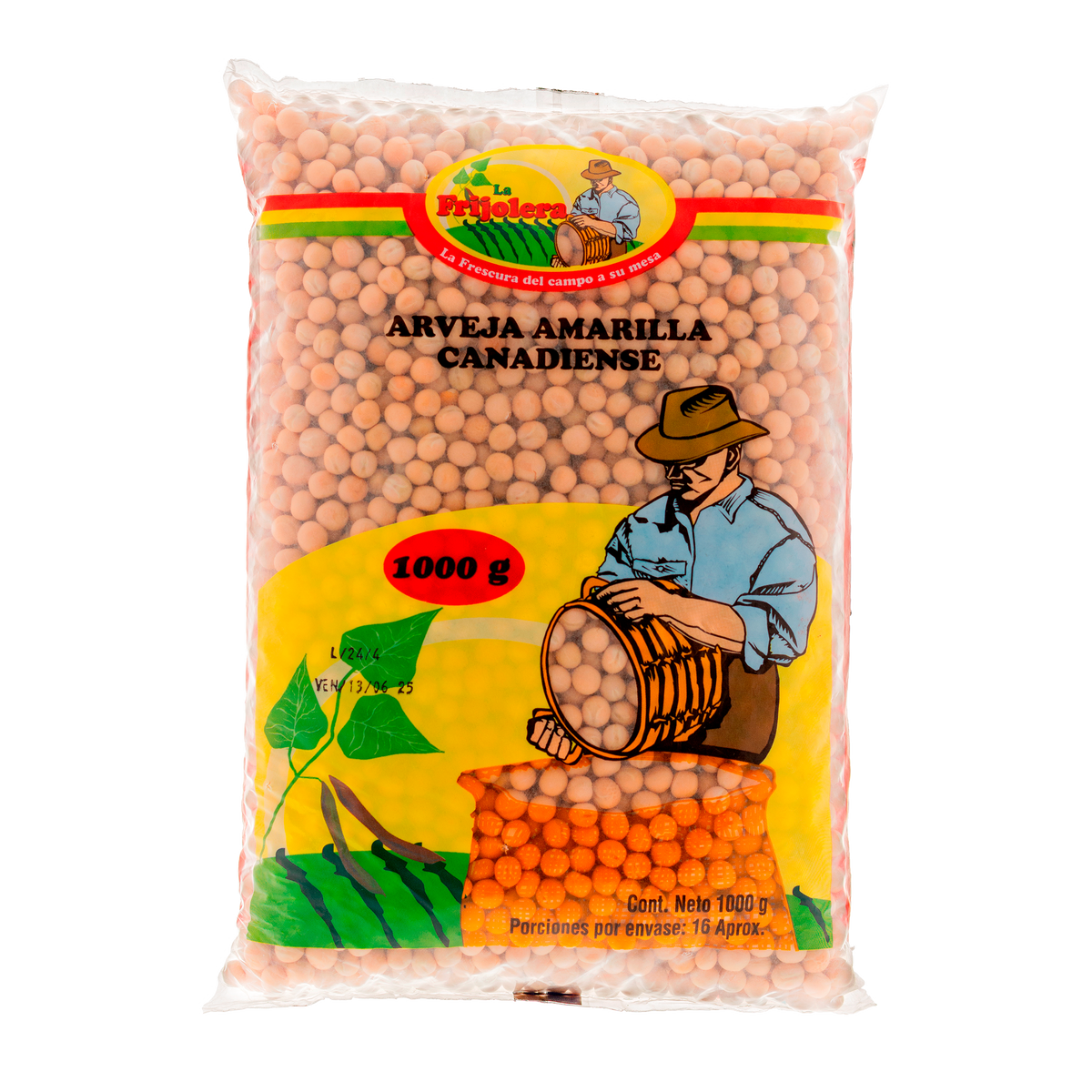 La Frijolera Arveja Amarilla 1Kg