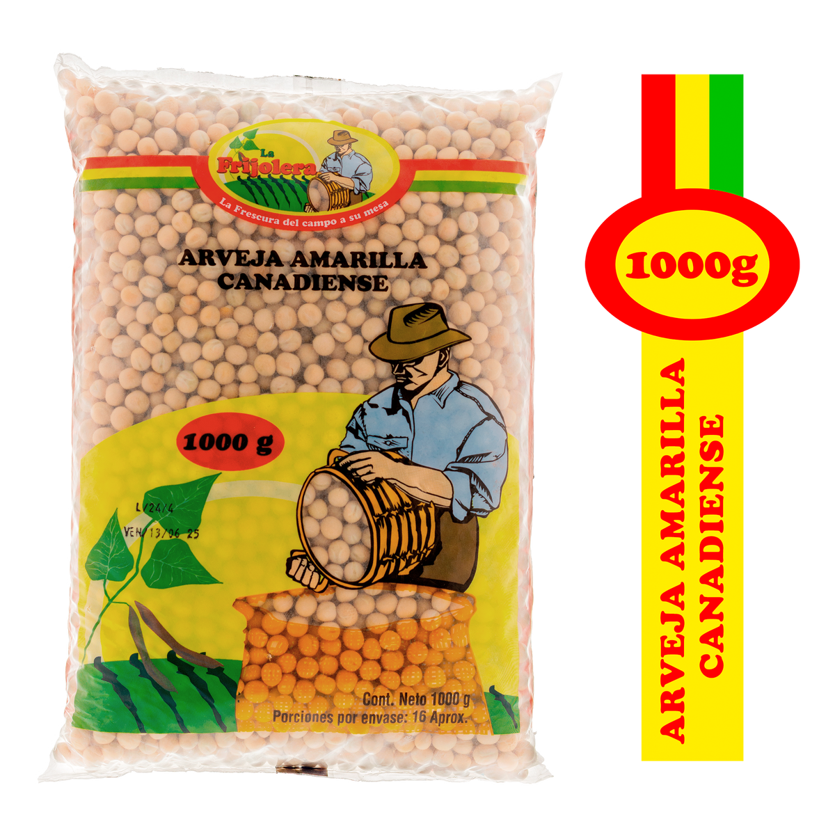 La Frijolera Arveja Amarilla 1Kg