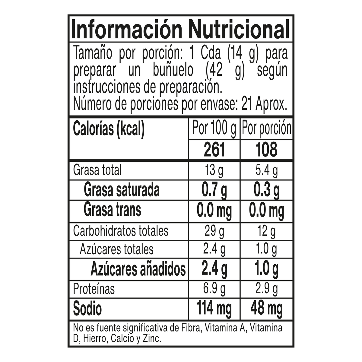 Maizena Mezcla Buñuelos x 300 g