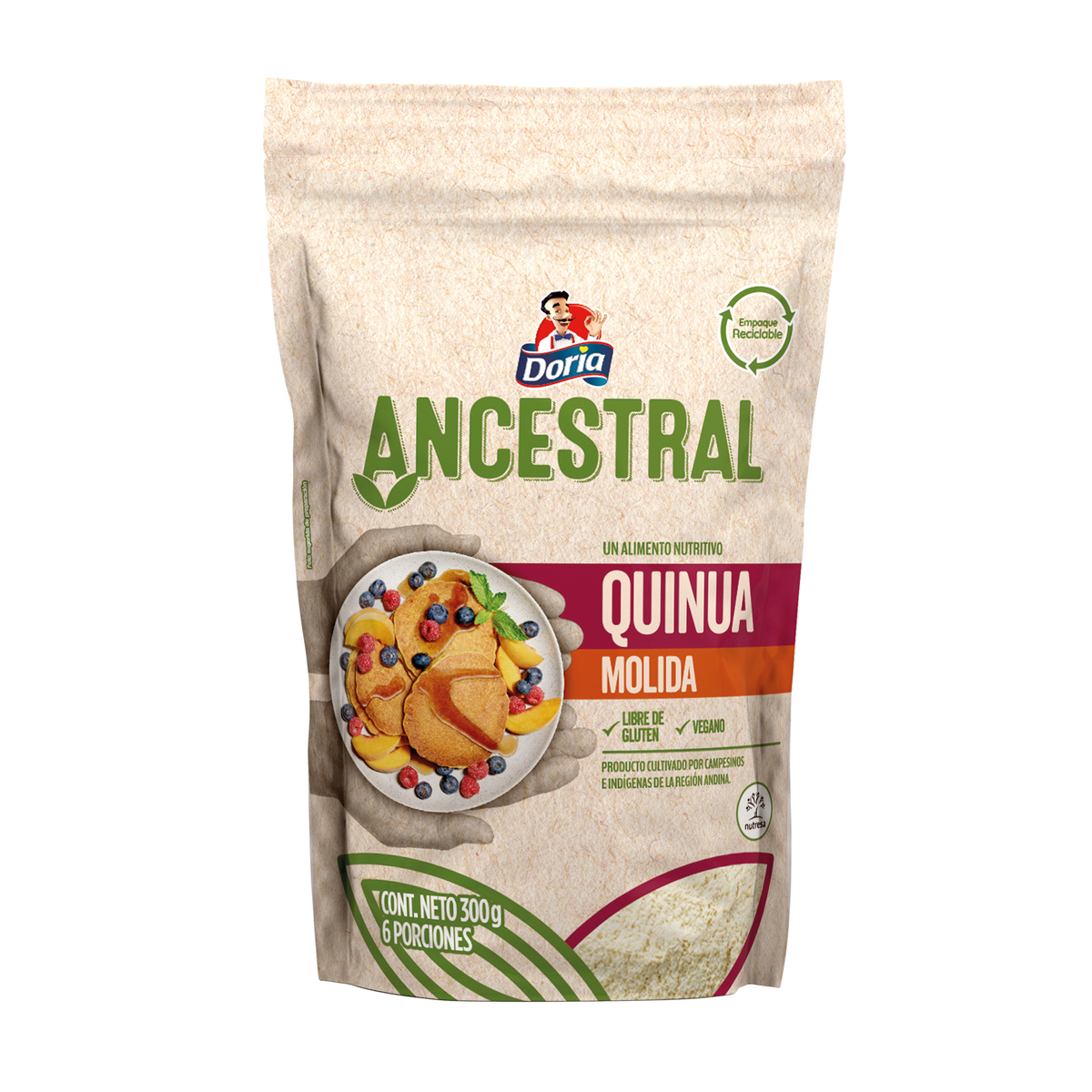 Doria Ancestral Quinua Molida x 300 g