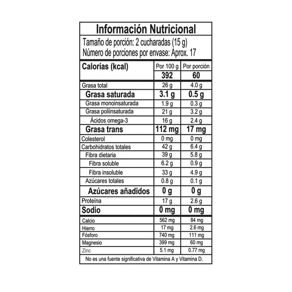 Doria Ancestral Chía En gano x 250 g