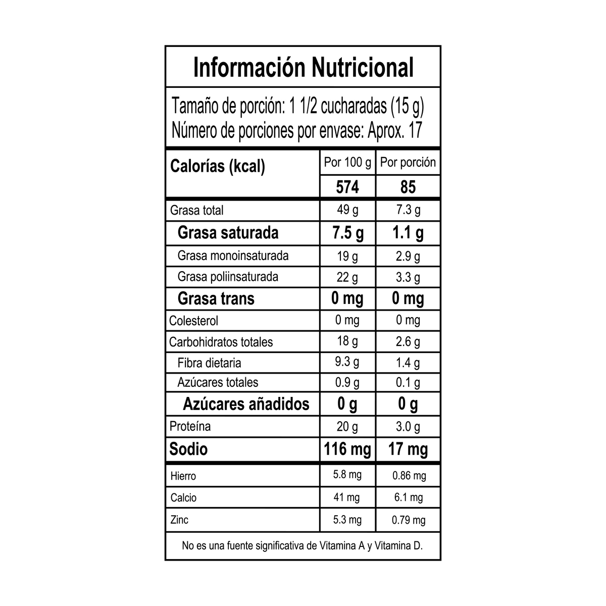 Doria Ancestral Ajonjolí En gano x 250 g