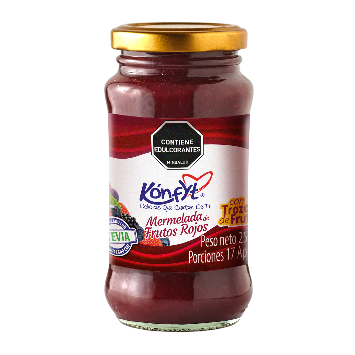 Konfyt Mermelada De Frutos Rojos 250gr