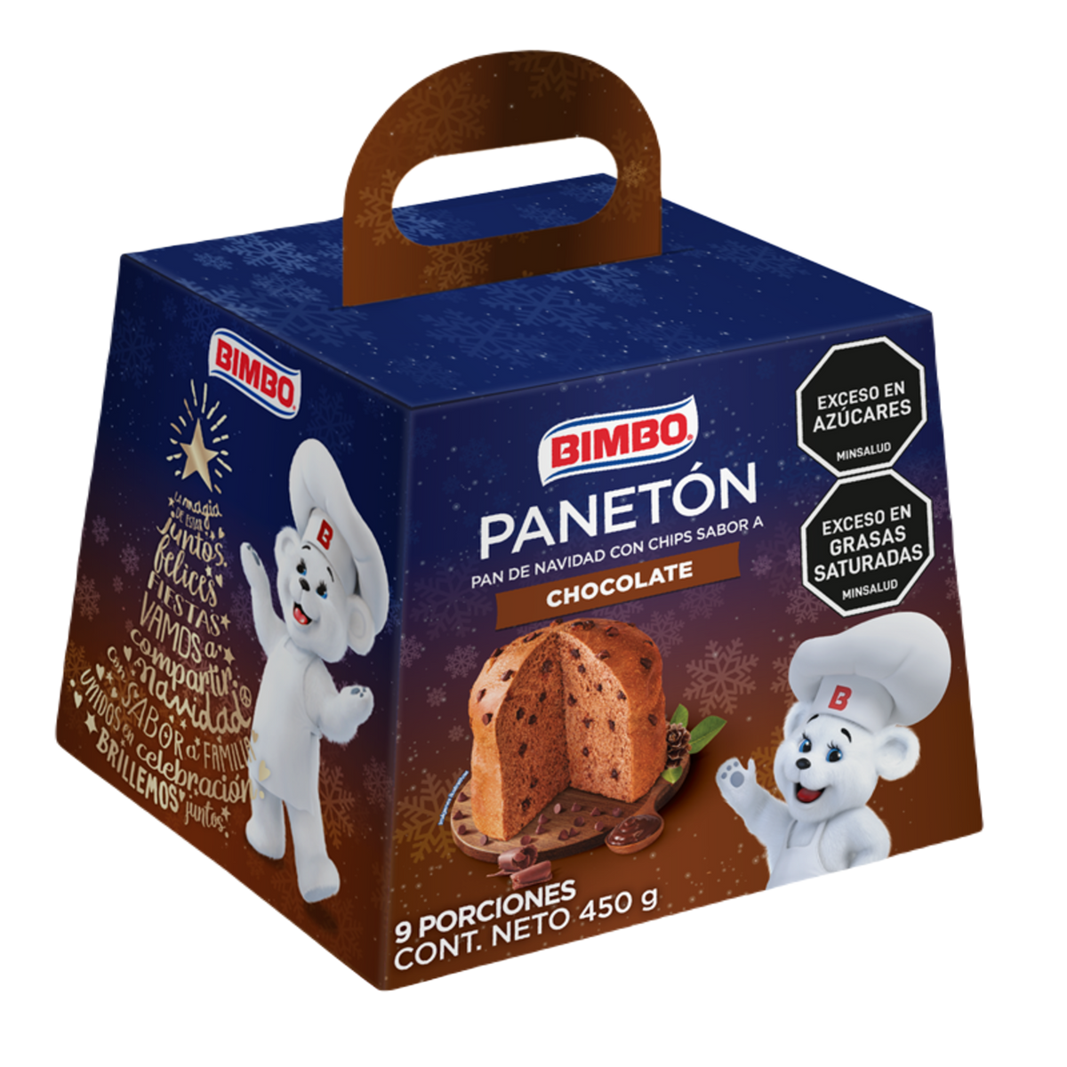 Bimbo Panetón Con Chips De Chocolate 450gr