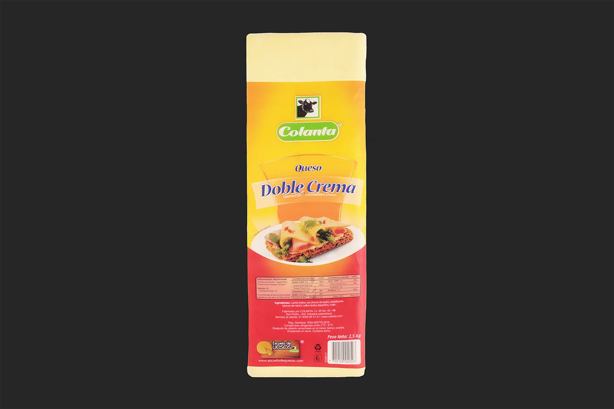 Colanta Queso Doble Crema x 2.5 kg