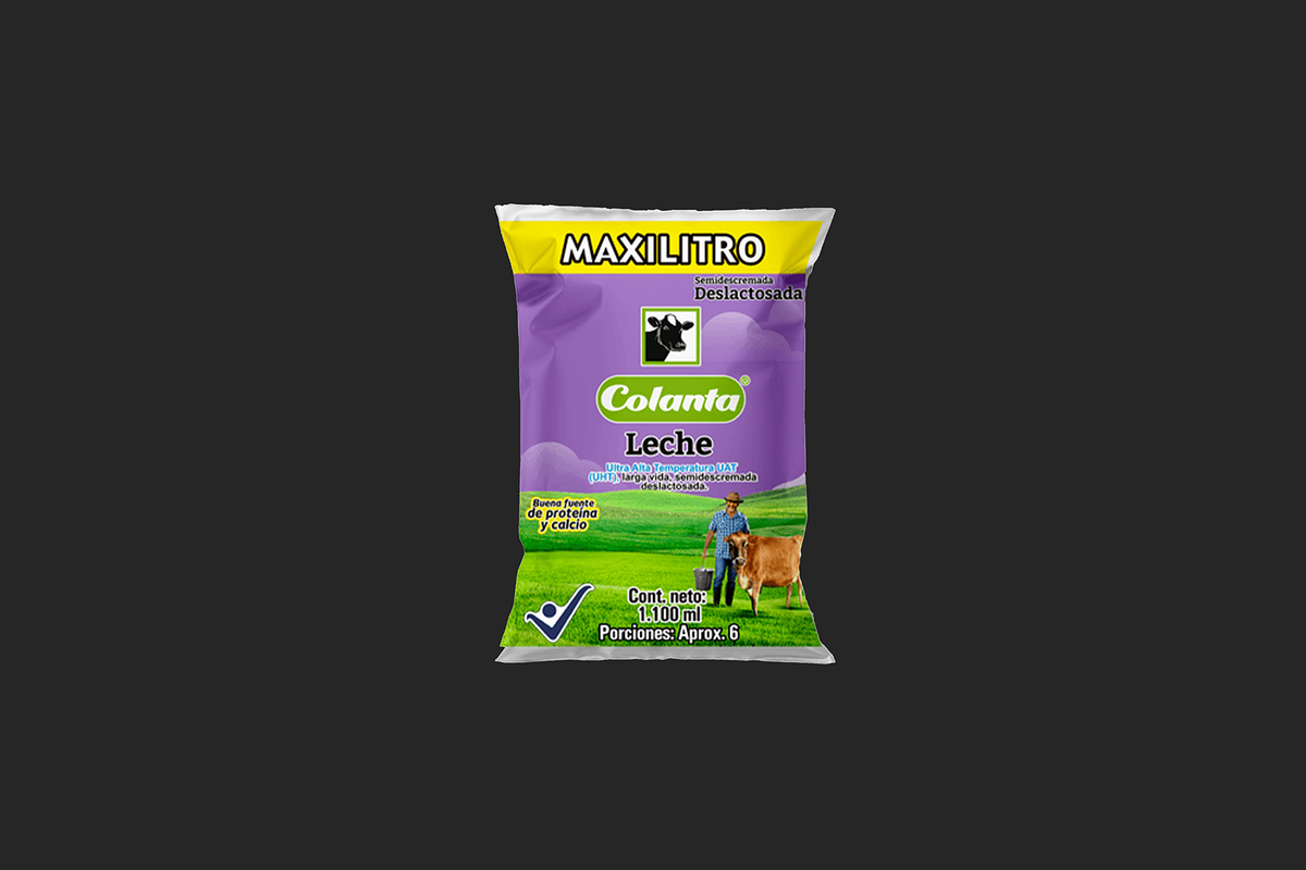 Colanta Leche Deslactosada Bolsa