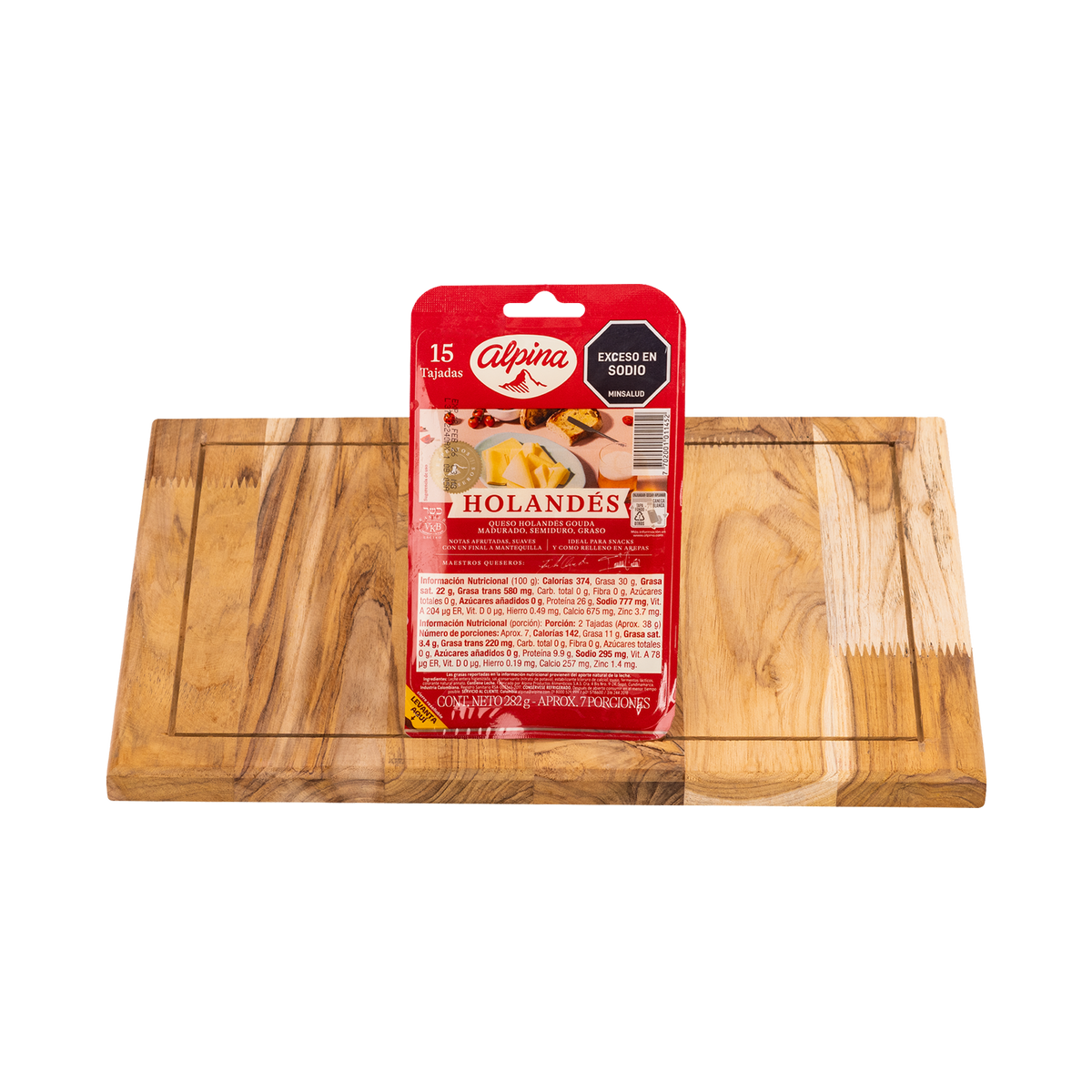 Alpina Queso Holandés 15 un x 282 g