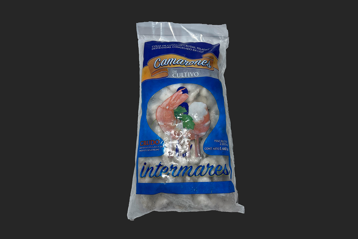 Camarón de Cultivo Crudo Pelado y Desvenado 71-90 x 1 Kg