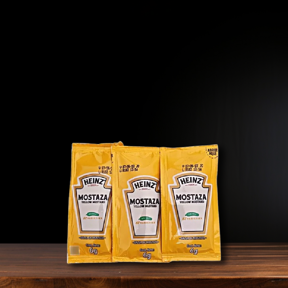 Heinz Mostaza Sachet 200 Un X 5Gr
