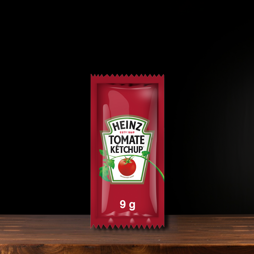 Heinz Ketchup Sachet 1.000 Un X 9G-Caja