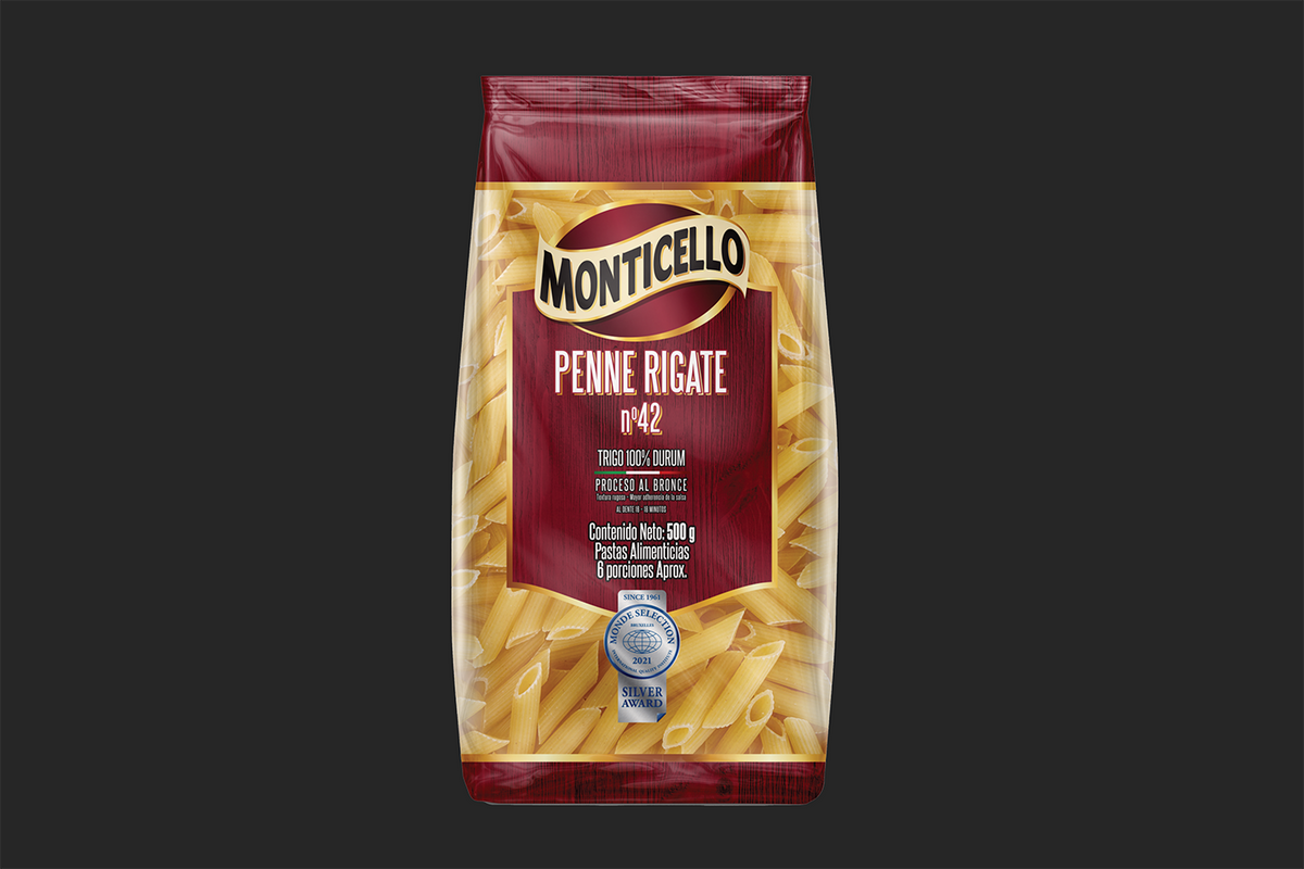 Monticello Penne Rigate x 500 g