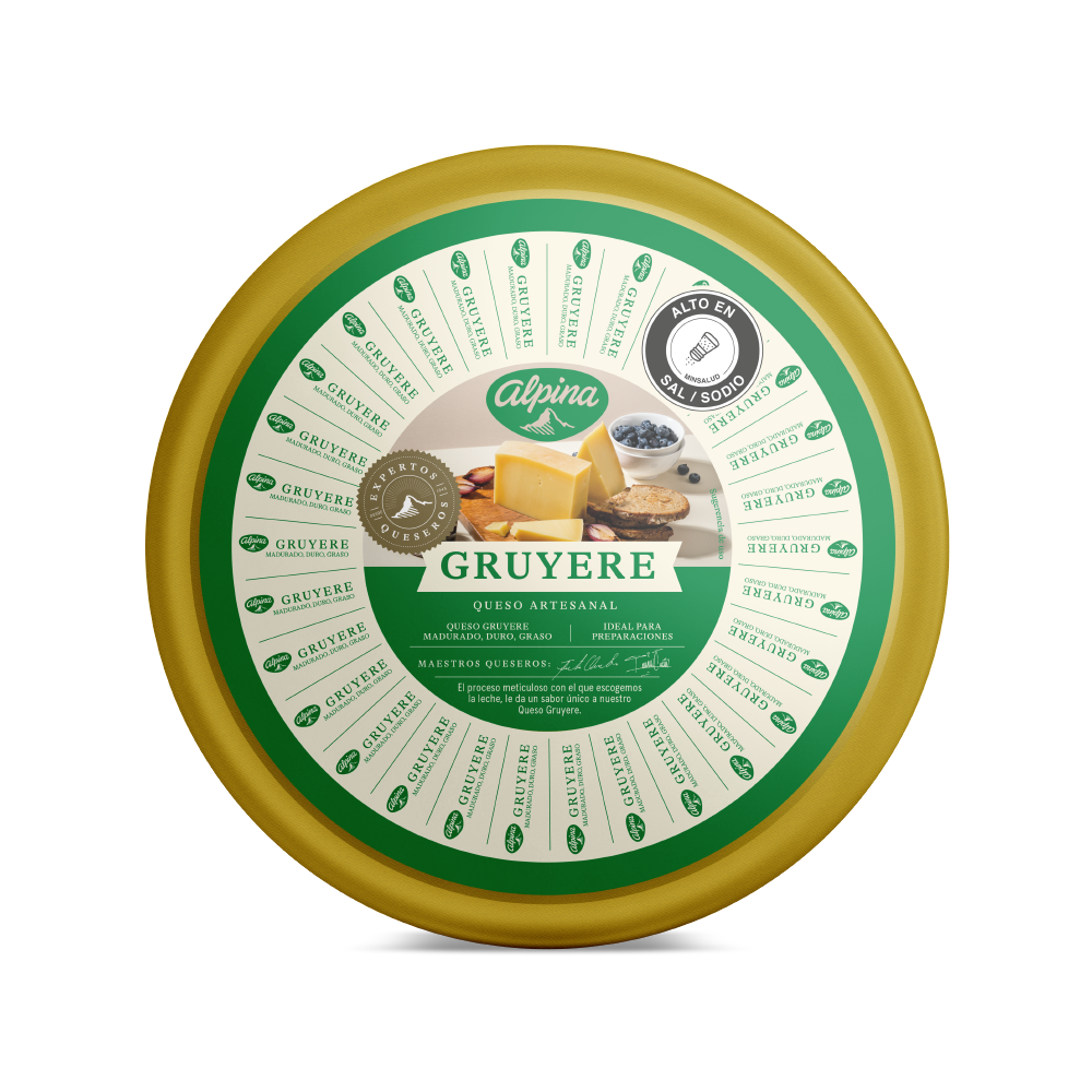 Alpina Queso Gruyere Rueda x Peso Variable