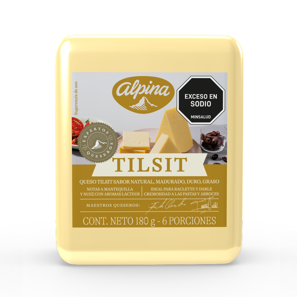 Alpina Queso Tilsit Natural Cuña x 180 g