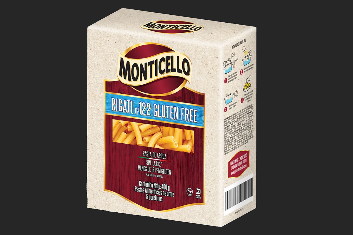 Monticello Rigati Gluten Free x 400 g