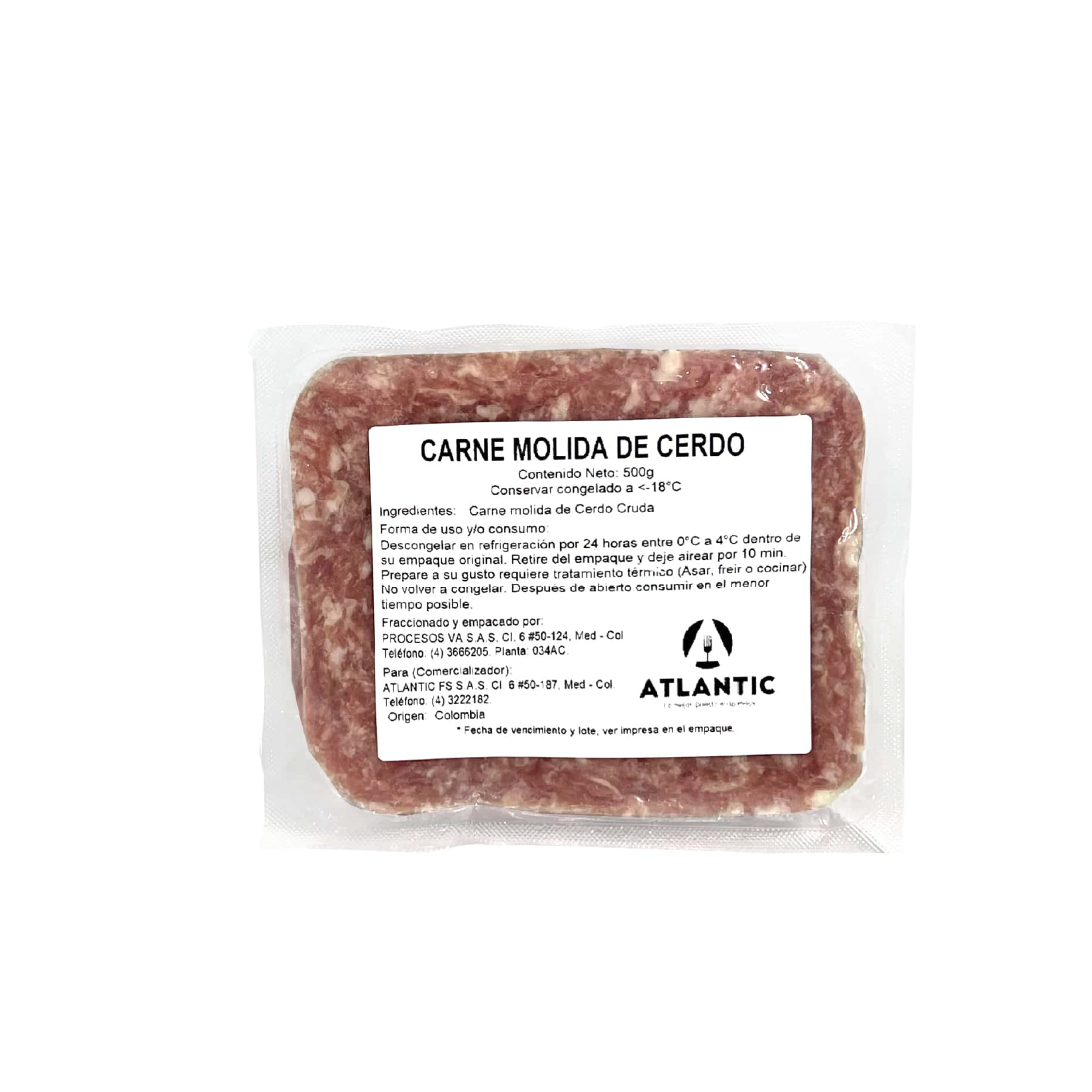 Carne Molida De Cerdo X 500g 6421