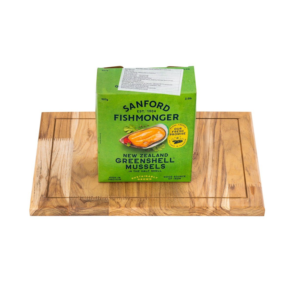 Sanford Mejillones Verdes (Greenshell Mussel) x 2 Lb