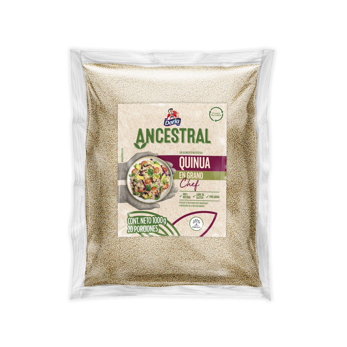 Doria Ancestral Quinua En gano x 1000 g