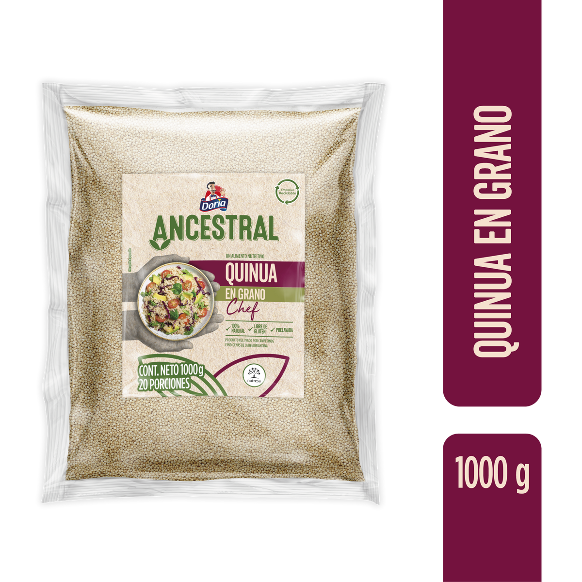Doria Ancestral Quinua En gano x 1000 g