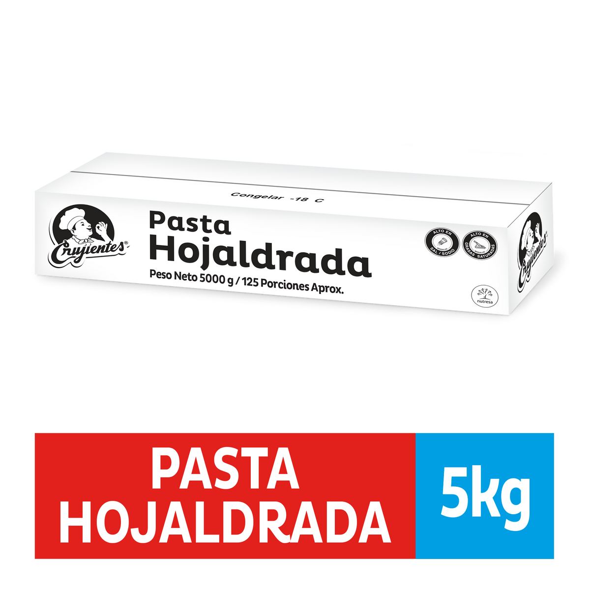Crujientes Pasta Hojaldrada x 5 kg