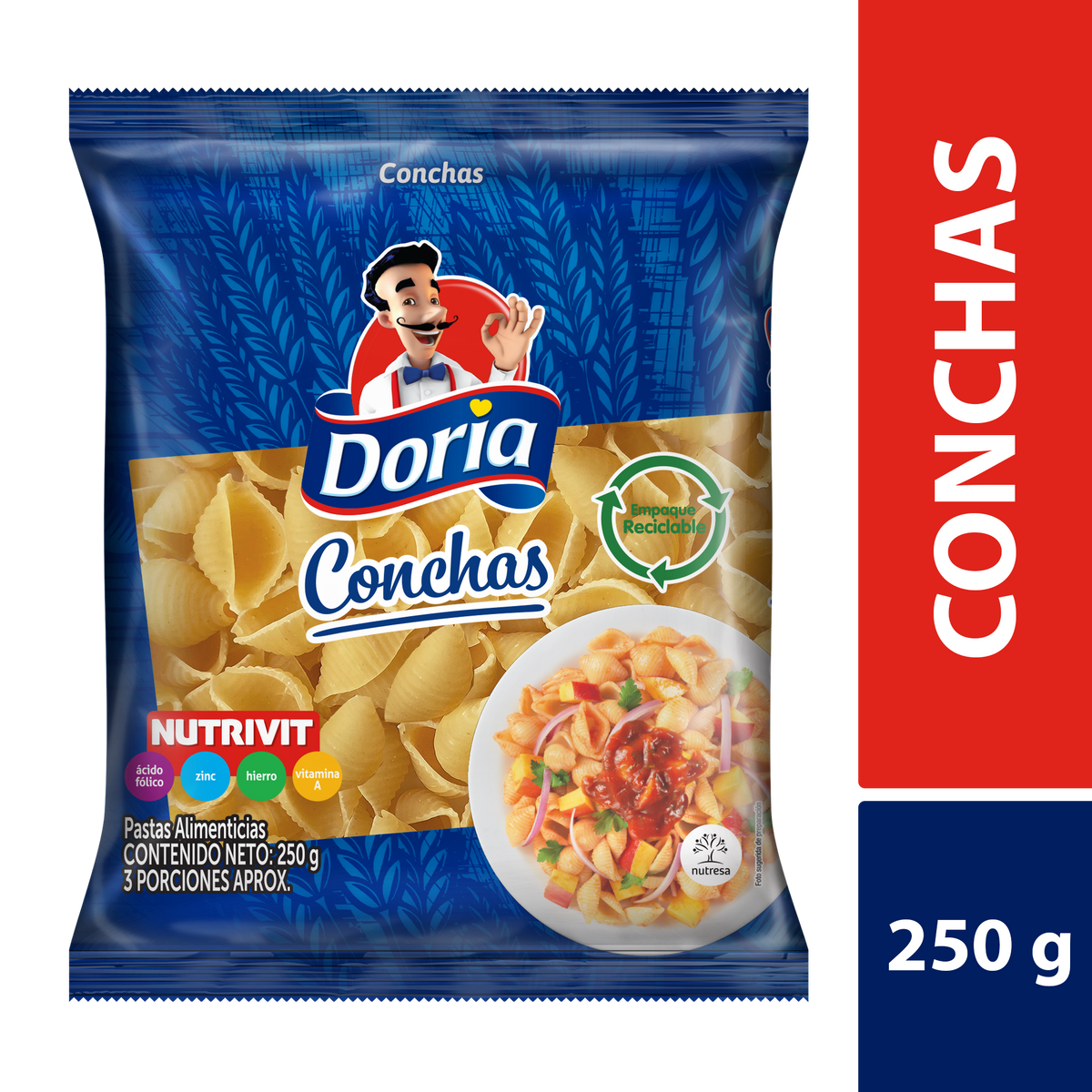 Doria Concha Clásica x 250 g