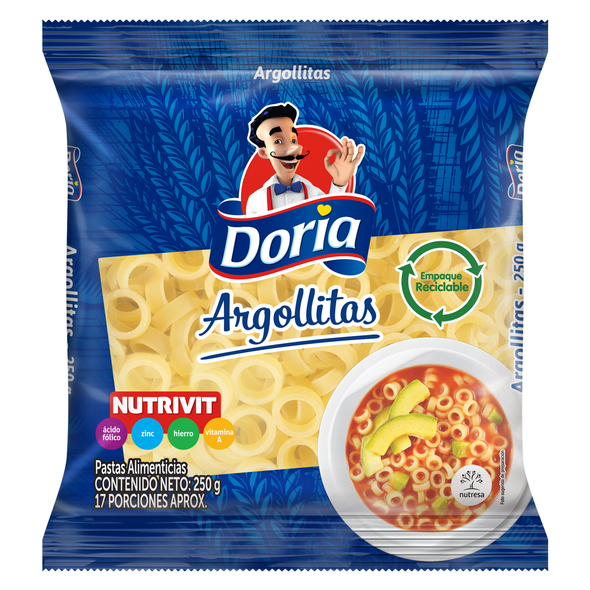 Doria Argollita Clásica x 250 g