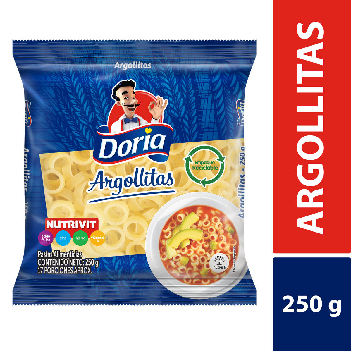 Doria Argollita Clásica x 250 g