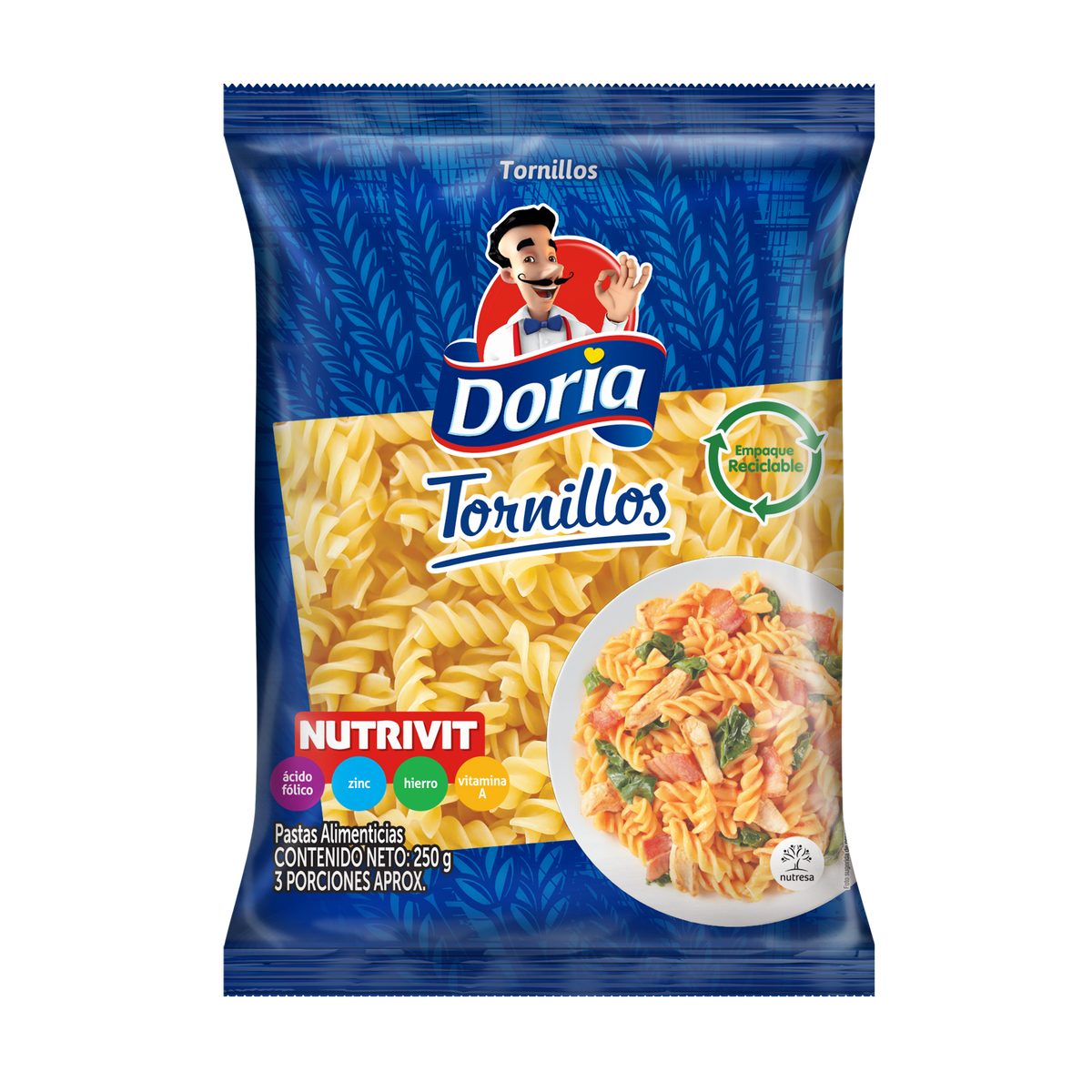 Doria Tornillo Clásico x 250 g