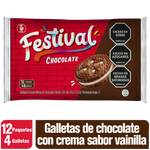 Festival Galleta Chocolate Bolsa x 12 pq x 4 un