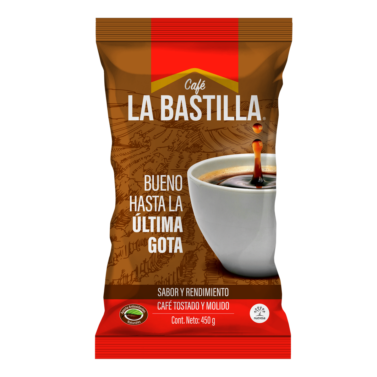 La Bastilla Cafe Fuerte 450 g 30 un