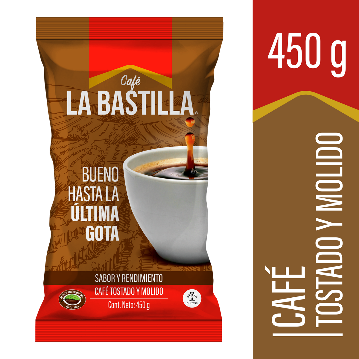 La Bastilla Cafe Fuerte 450 g 30 un
