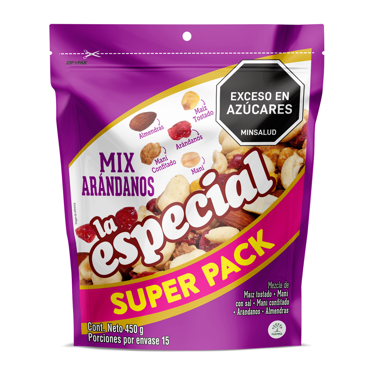 La Especial Mix Arandanos x 450 g