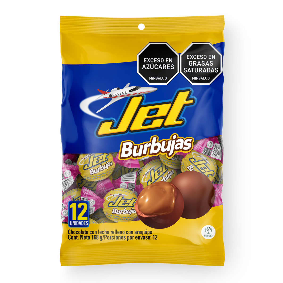 Jet Golosina Burbujas Bolsa x 14g