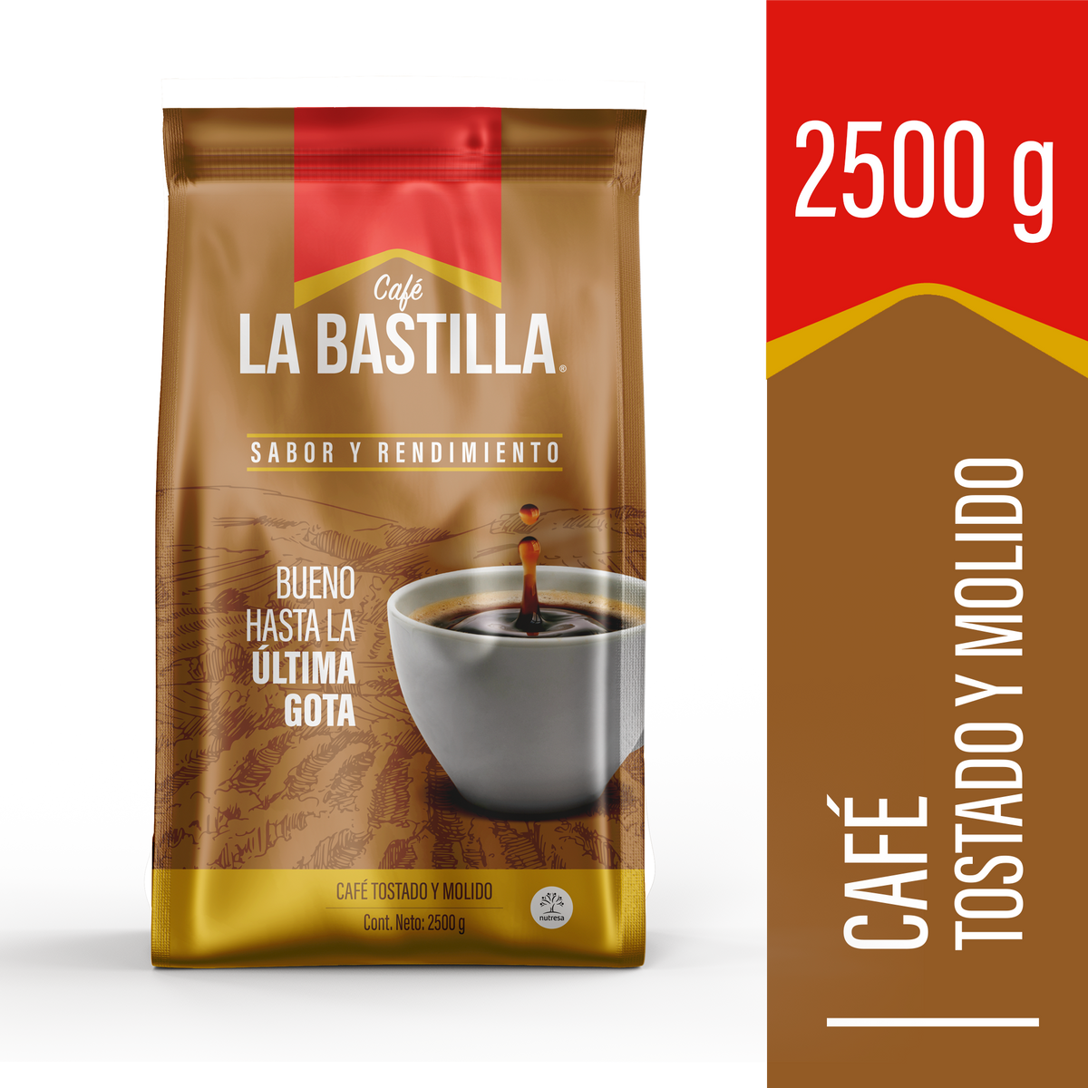 Bastilla Cafe Medio x 2500 g 6 pq