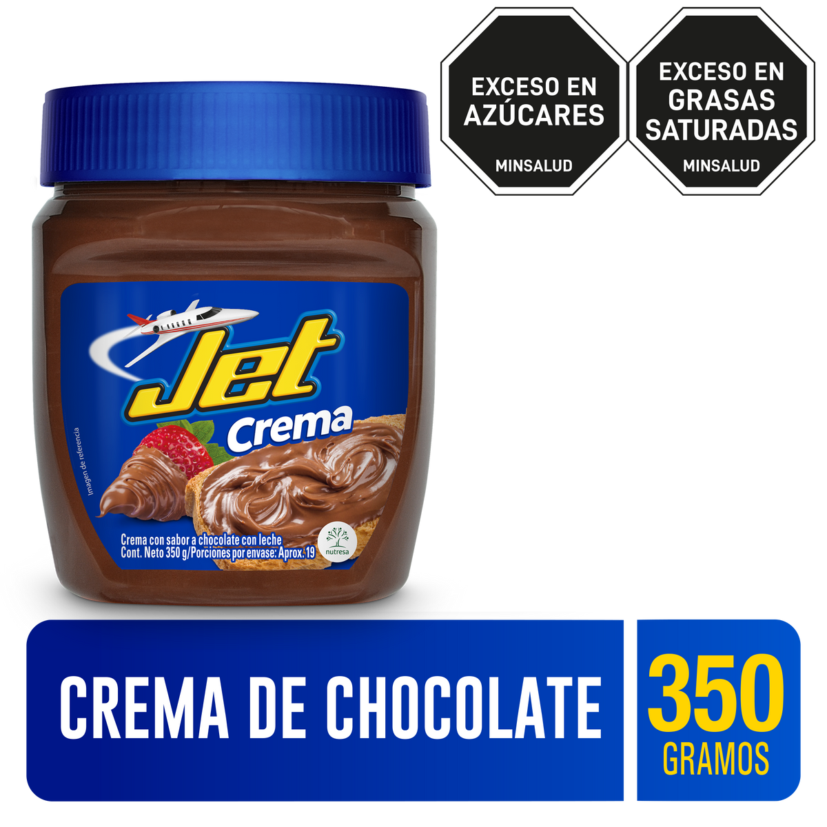 Jet Golosina Crema Tarro x 350g
