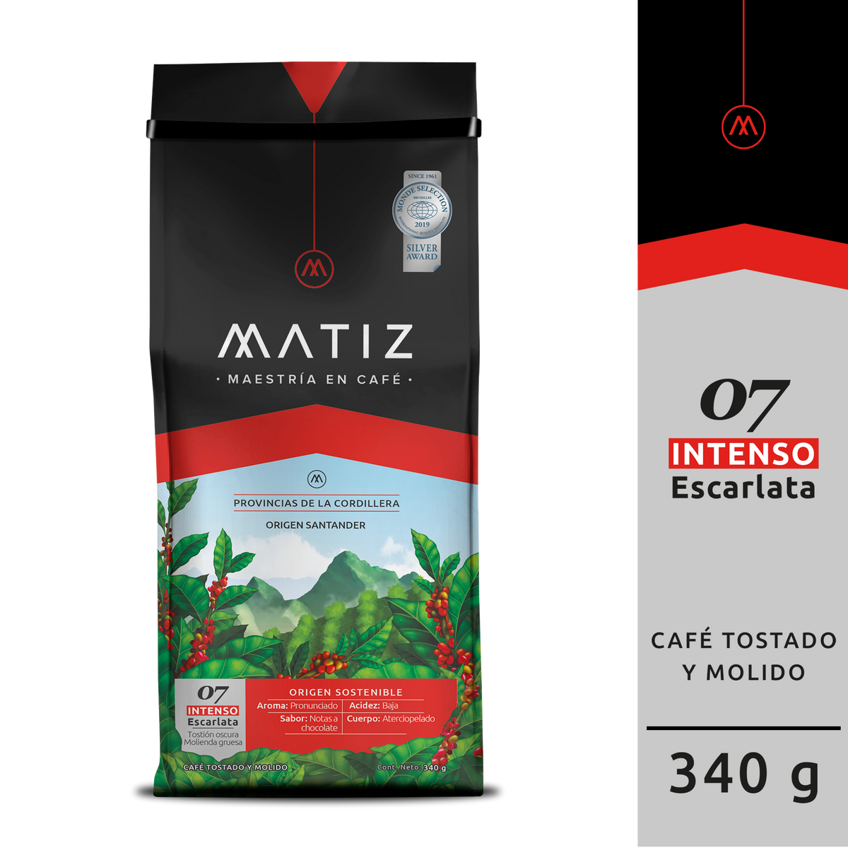 Matiz Cafe Escarlata Molido 340 g 8 un